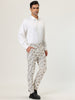 Casual Geometric Printed Color Block Dress Pants