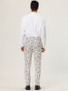 Casual Geometric Printed Color Block Dress Pants