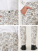 Casual Geometric Printed Color Block Dress Pants