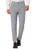 Classic Solid Color Mid Rise Full Length Dress Pants