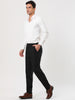 Classic Solid Color Mid Rise Full Length Dress Pants