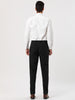 Classic Solid Color Mid Rise Full Length Dress Pants