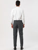 Classic Solid Color Mid Rise Full Length Dress Pants