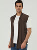 Casual Open Front Irregular Hem Plain Cardigan Vest