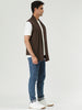 Casual Open Front Irregular Hem Plain Cardigan Vest