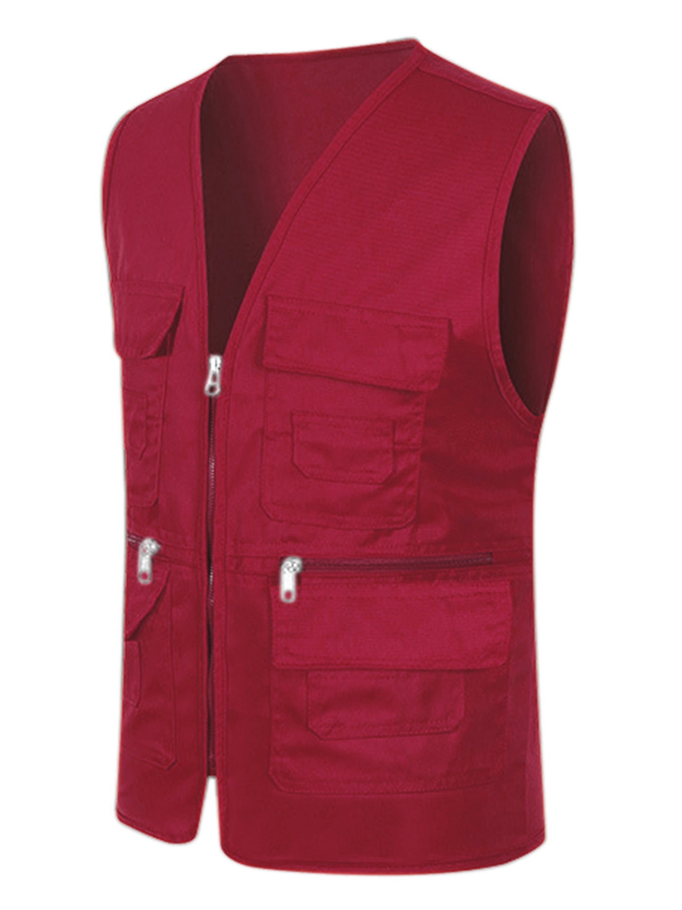 Bublédon Casual Lightweight Outdoor Multi-pockets Cargo Vest