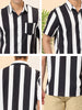 Summer Colorful Striped Short Sleeve Button Shirt