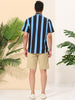 Summer Colorful Striped Short Sleeve Button Shirt