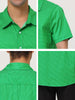 Retro Short Sleeve Cotton Polka Dot Button Up Shirt