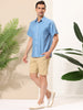 Summer Colorful Striped Short Sleeve Button Shirt