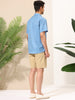 Summer Colorful Striped Short Sleeve Button Shirt