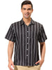 Summer Colorful Striped Short Sleeve Button Shirt