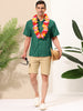 Summer Colorful Striped Short Sleeve Button Shirt