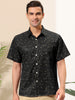 Casual Summer Star Printed Lapel Short Sleeve Shirt