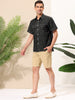 Casual Summer Star Printed Lapel Short Sleeve Shirt