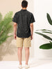 Casual Summer Star Printed Lapel Short Sleeve Shirt