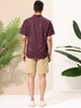 Casual Summer Star Printed Lapel Short Sleeve Shirt