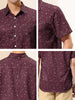 Casual Summer Star Printed Lapel Short Sleeve Shirt