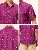 Casual Summer Star Printed Lapel Short Sleeve Shirt