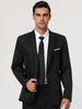 Basic Notch Lapel Solid Color One Button Suit Blazer