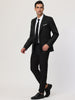 Basic Notch Lapel Solid Color One Button Suit Blazer