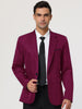 Basic Notch Lapel Solid Color One Button Suit Blazer