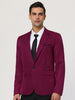 Basic Notch Lapel Solid Color One Button Suit Blazer