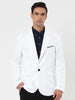 Basic Notch Lapel Solid Color One Button Suit Blazer