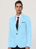 Basic Notch Lapel Solid Color One Button Suit Blazer