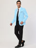 Basic Notch Lapel Solid Color One Button Suit Blazer