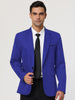 Basic Notch Lapel Solid Color One Button Suit Blazer