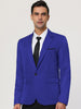 Basic Notch Lapel Solid Color One Button Suit Blazer