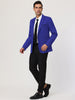 Basic Notch Lapel Solid Color One Button Suit Blazer