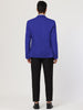 Basic Notch Lapel Solid Color One Button Suit Blazer