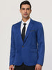 Basic Notch Lapel Solid Color One Button Suit Blazer
