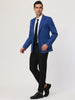 Basic Notch Lapel Solid Color One Button Suit Blazer