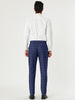 Casual Skinny Plaid Flat Front Business Dress Pants