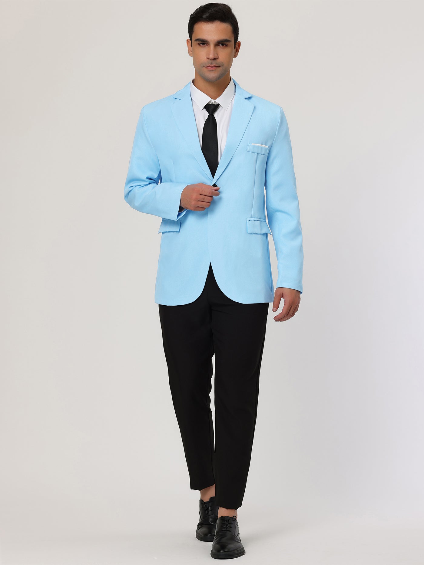 Bublédon Classic Single Breasted One Button Dress Suit Blazer