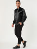 Satin Point Collar Long Sleeve Button Dress Shirts