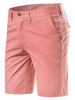 Summer Solid Flat Front Walk Chino Dress Shorts