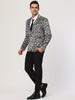 Retro Leopard Printed Luxury Notched Lapel Blazer