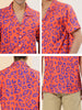 Casual Lapel Short Sleeve Leopard Animal Print Shirt