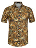 Casual Summer Leopard Printed Short Sleeve Shirts