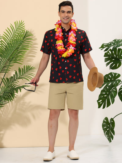 Casual Summer Printed Short Sleeve Beach Shirts