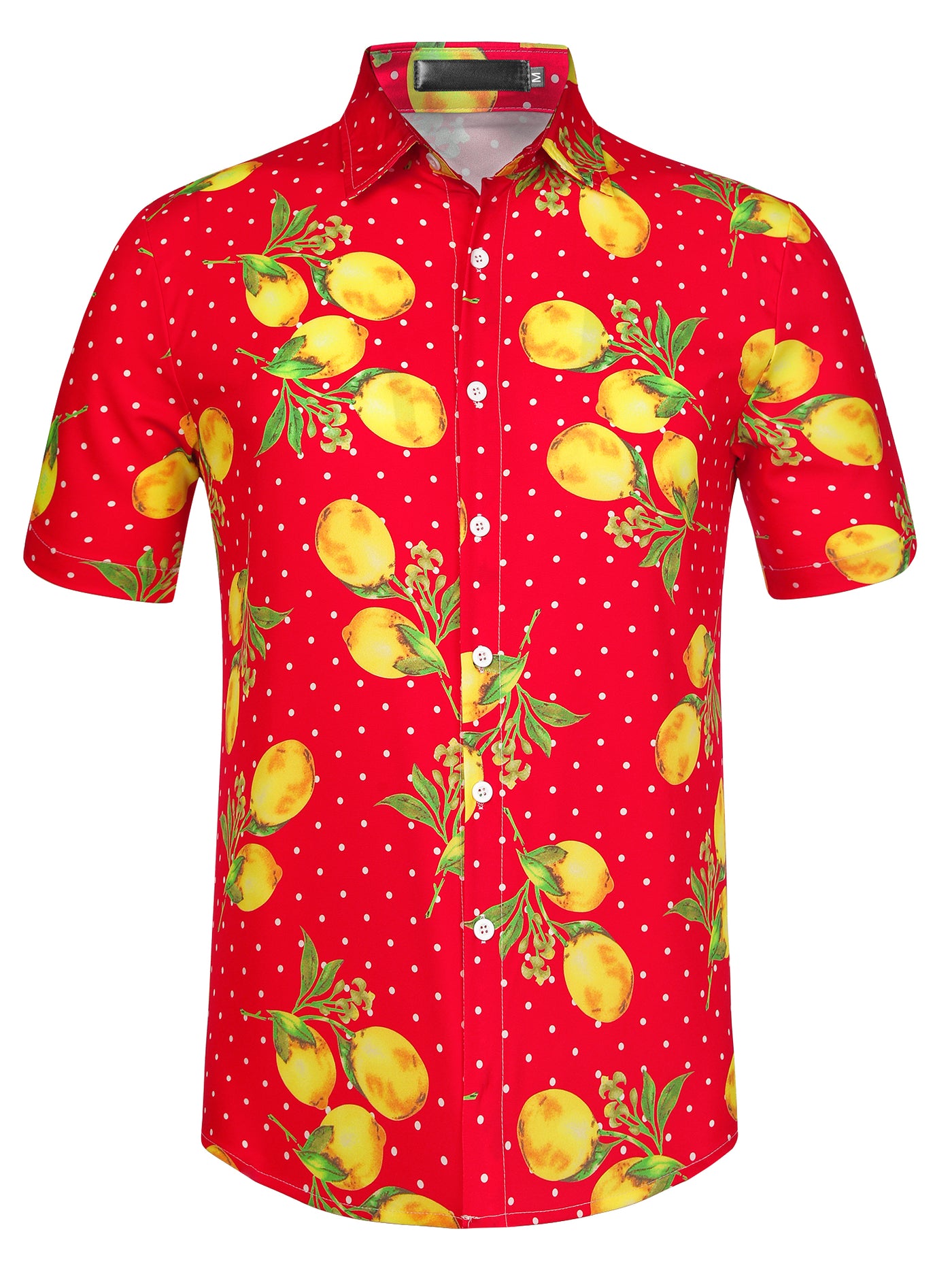 Bublédon Casual Short Sleeve Floral Printed Hawaiian Shirts