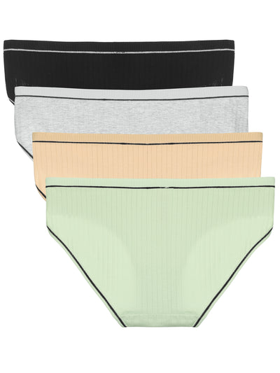 Bublédon Women's Plus Size Lingerie Cotton Hipster Briefs 3 Pack Panties