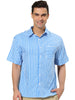 Casual Summer Button Cotton Patchwork Print Shirt