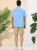 Casual Summer Button Cotton Patchwork Print Shirt