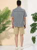 Casual Summer Button Cotton Patchwork Print Shirt