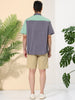 Casual Summer Button Cotton Patchwork Print Shirt
